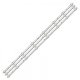 Пряма підсвітка для телевізора Haier 42-43″ CC430LV1D (3 планки по 770 мм, 8 LED, лінза 17 мм, 3 В)