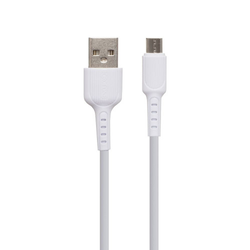 Кабель Borofone BX16 USB-A – Micro-USB (1 м · 10W · 2A) (White)