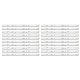 Підсвітка для телевізора Panasonic 49″ TNP4G622-1 (20 планок по 260 мм, 3 LED 1,5x1,5 мм, 3 В)