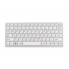 Клавіатура бездротова Maxxter KBW-C01B UA (White)