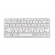Клавіатура бездротова Maxxter KBW-C01B з українською розкладкою (White)