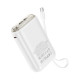 Повербанк Hoco J157 PD20W+22.5W с кабелем Type-C (10000 mAh) (White)