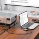 Переходник Hoco HB29 2в1 Type-C – HDMI (F) VGA (F) 0.15 м (Silver)
