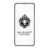 Защитное стекло Lion для Apple iPhone 11 Pro Max (Full Glue) (0.3 мм, 2.5D) (Black)