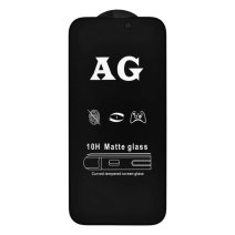Защитное стекло Matte для Apple iPhone 15 Pro (Full Glue) (0.3 мм, 2.5D) (Black)