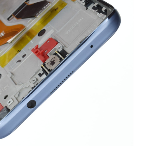Дисплей для Honor X20 з тачскріном в рамці (Silver) (Original) (без акумулятора)