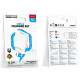 Сетевое зарядное устройство Borofone BAS71A USB-A (10.5W · 2.1A) с кабелем USB-A – Lightning (White)