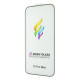 Захисне скло Color Frame для Apple iPhone 15 Pro Max (Full Glue) (Silver)