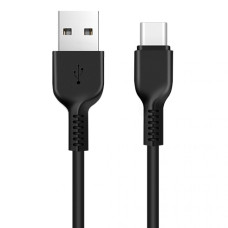 Кабель Hoco X20 Flash USB-A – Type-C (3 м · 12W · 2.4A) (Black)