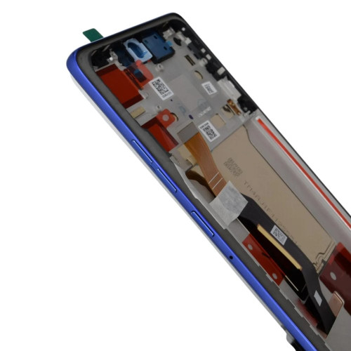 Дисплей для Motorola XT2507 Moto Edge 60 Pro с тачскрином в рамке (Dazzling Blue) (Original)