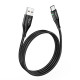 Кабель Hoco U93 Shadow USB-A – Type-C (1.2 м · 15W · 3A) (Black)