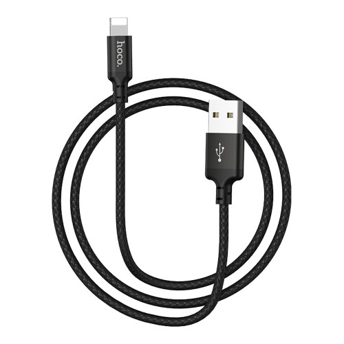 Кабель Hoco X14 Times Speed USB-A – Lightning (1 м · 12W · 2.4A) (Black)