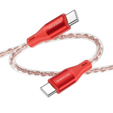 Кабель Borofone BX96 Type-C – Type-C (1 м · 60W · 3A) (Red)