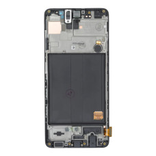 Дисплей для Samsung A515 Galaxy A51 (2020) з тачскріном в рамці (Black) (Original Assembled)