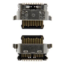 Разъем зарядки для ZTE Blade A72 (4G) 24 pin (4 креплений) (контакты посередине) (Type-C) (Original PRC)