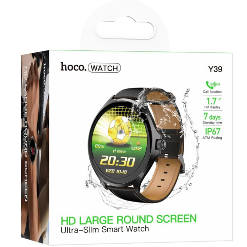 Смарт часы Hoco Y39 black