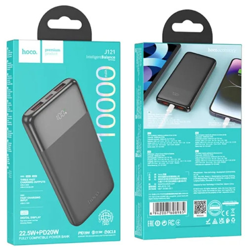 Повербанк Hoco J121 22.5W PD20W (10000 mAh) (Black)