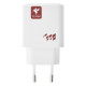 Мережевий зарядний пристрій FLYCDI FA-006 USB-A+USB-C (20W · 3A) з кабелем USB-A – Micro-USB (White)