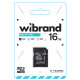 Карта памяти Wibrand microSDHC 16GB Class 10 UHS-I + адаптер SD