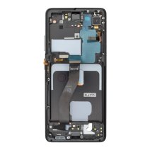Дисплей для Samsung G998 Galaxy S21 Ultra с тачскрином в рамке (Black) (Original Assembled)