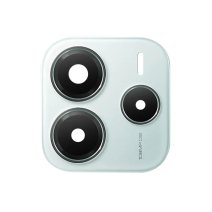 Скло камери для Xiaomi Redmi Note 14 (5G) в рамці (Green) (Original)