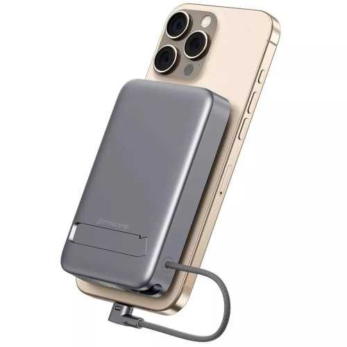 Повербанк Proove OverPower 35W Qi2 (10000 mah) (Grey)