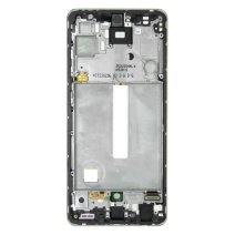 Дисплей для Samsung A525 Galaxy A52 (4G) (2021) с тачскрином в рамке (Silver) (Original)