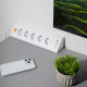 Сетевой фильтр Proove Prism Socket на 5 розеток (2xUSB-A+2xUSB-C · 1.6 м) (White)