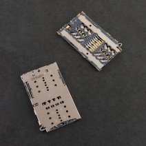 Роз'єм SIM-карти для Samsung N950 Galaxy Note 8 20 pin (6 кріплень) (1 SIM + SIM/Micro SD)