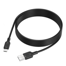 Кабель Borofone BX113 USB-A – Micro-USB (2 м · 12W · 2.4A) (Black)