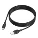 Кабель Borofone BX113 USB-A – Micro-USB (2 м · 12W · 2.4A) (Black)