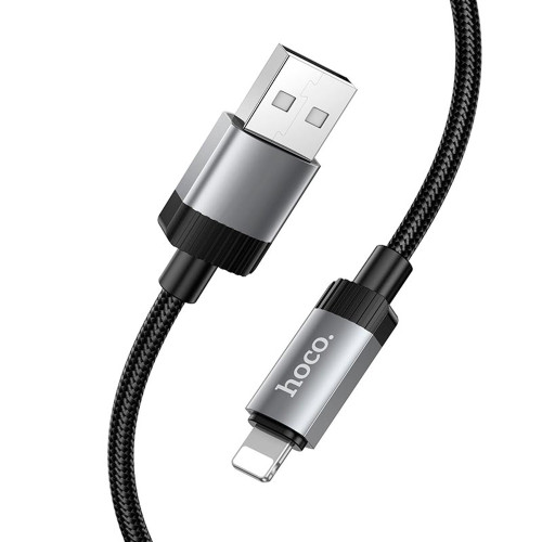 Кабель Hoco X117 Star USB-A – Lightning (1 м · 12W · 2.4A) (Black)