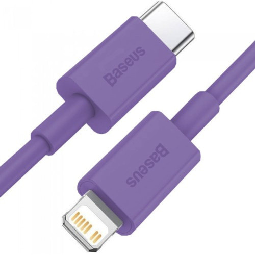 Кабель Baseus Superior Series Fast Charging Type-C – Lightning (1 м · 20W · 2.4A) (CAYS001505) (Purple)