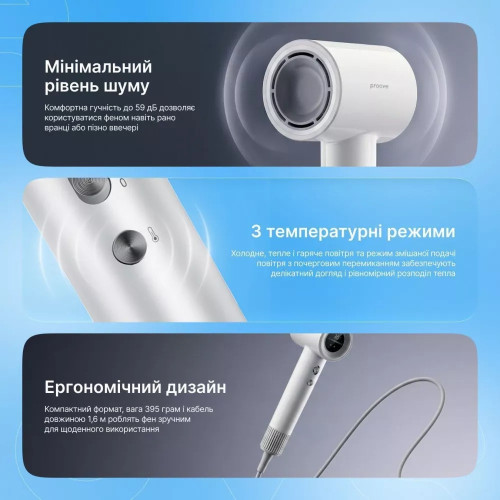Фен Proove Luna 1500W (White)