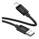 Кабель Hoco X122 USB-A – Lightning (1 м · 12W · 2.4A) (Black)