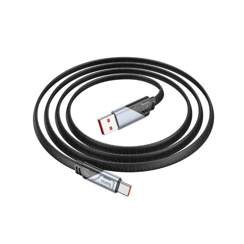 Кабель Hoco U119 USB-A – Type-C (1.2 м · 27W · 5A) (Black)