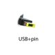 Блок живлення для ноутбука Lenovo 20V 11.5A 230W USB+Pin T-type Rectangular (Black)