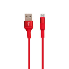 Кабель Hoco X26 USB-A – Micro-USB (1 м · 10W · 2A) (Red)