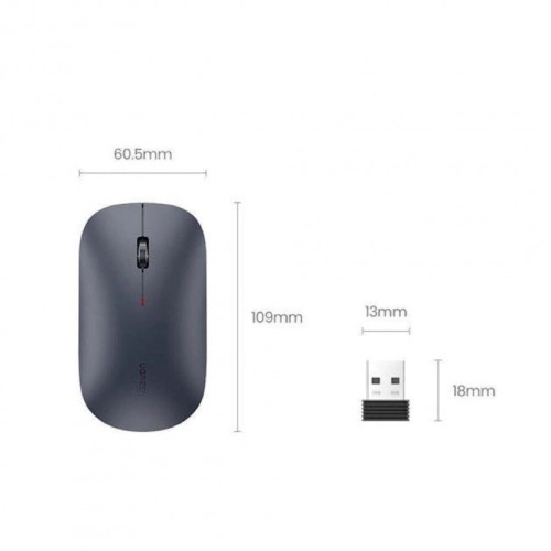 Мишка бездротова Ugreen Wireless Mouse MU001 (Black)
