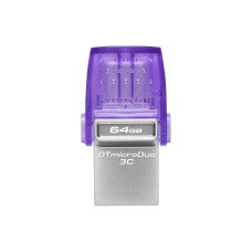 Флешка Kingston DT MicroDuo 3.0 G2 64GB USB 3.2 (Black)
