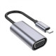Переходник Hoco UA21 Type-C – VGA (Metal Gray)