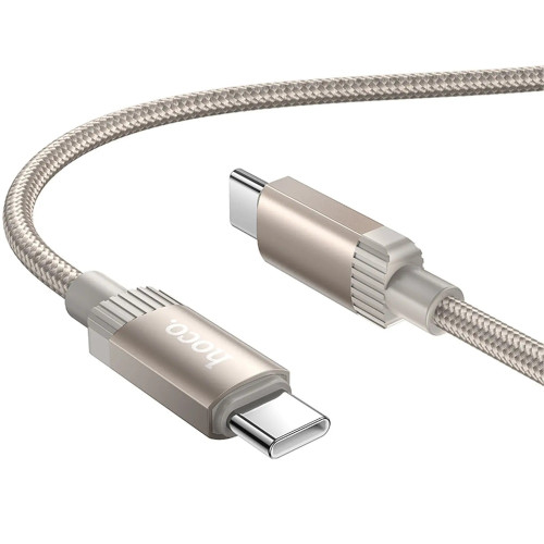 Кабель Hoco X117 Star Type-C – Type-C (1 м · 60W · 3A) (Gold)