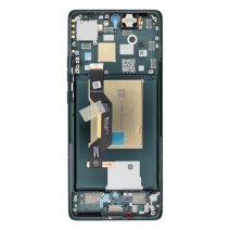 Дисплей для Motorola XT2407 Moto Edge 50 з тачскріном в рамці (Green) (Original)