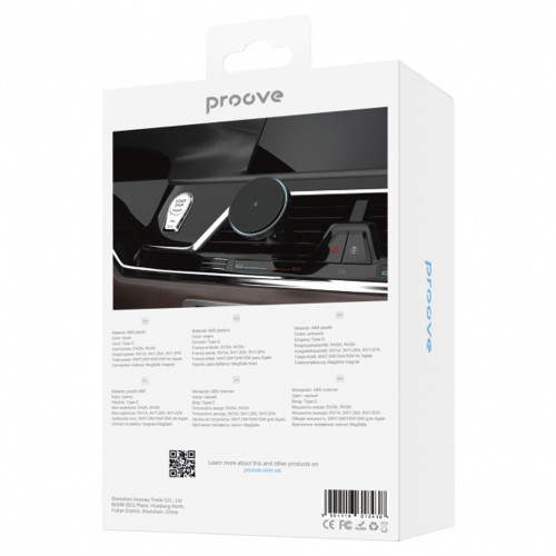 Автодержатель Proove Light Circle (15W) (Black)