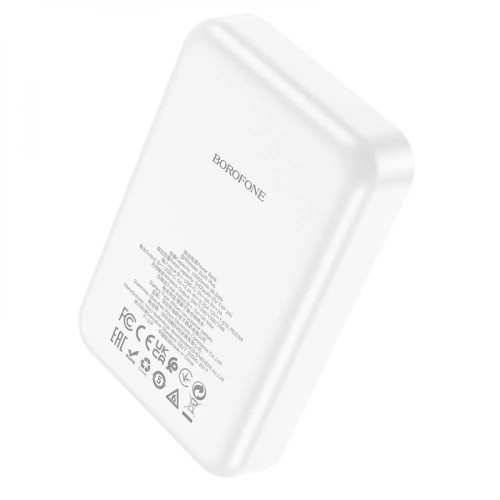 Повербанк Borofone BJ25 Magnetic PD20W Wireless fast charging (10000 mAh) (White)