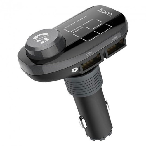 FM-модулятор Hoco E45 2xUSB-A (10.5W · 2.1A) (Black)