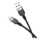 Кабель Hoco X109 USB-A – Micro-USB (1 м · 12W · 2.4A) (Black)