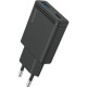 Сетевое зарядное устройство Proove Slender USB-A+USB-C (45W) (Black)