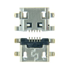 Роз'єм зарядки універсальний №37 для Meizu M5s 5 pin (4 кріплень) (контакти посередині) (Micro USB) без шлейфа (Original PRC)