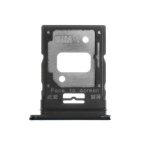 Держатель SIM-карты для Xiaomi Mi 11 Lite (5G) (версия на 2×SIM) (Black)